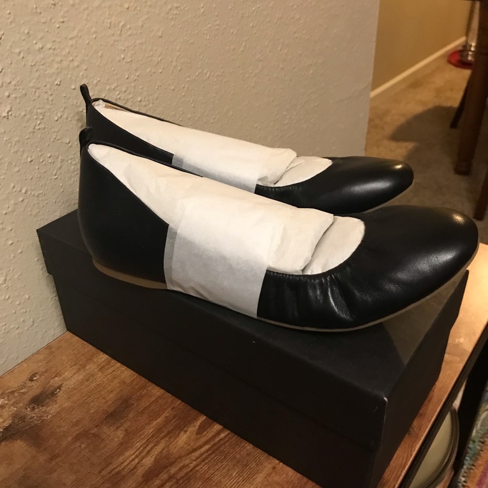 Black J.Crew flats